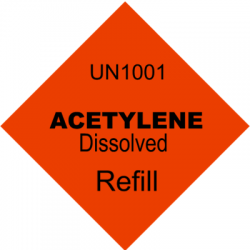 Acetylene - Size 2, 40 cu. ft.