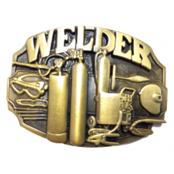 Belt Buckle, Welder (Brass)