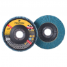 Pegatec Flap Disc, 40 Grit, 4-1/2", 10 pack