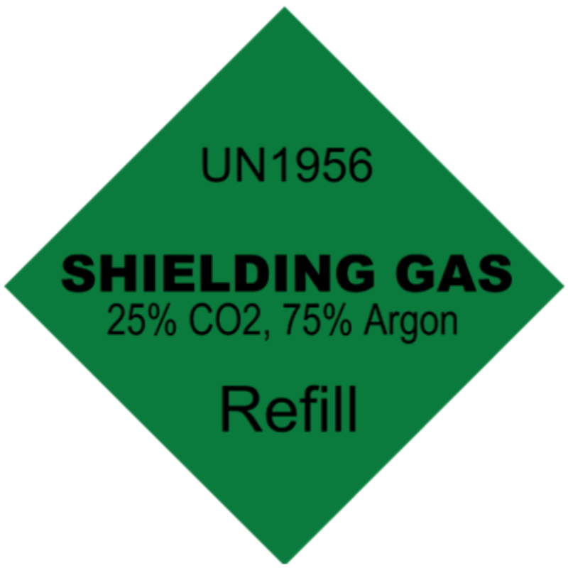 Shielding Gas - Size 4, 125 cu. ft.