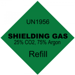 Shielding Gas - Size 3, 80...