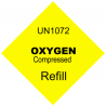Oxygen - Size 4, 125 cu. ft.