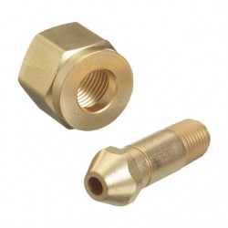 Brass Nut & Nipple, CGA-300