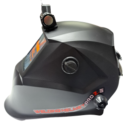 Auto-darkening True Color Helmet with LED Light, Black