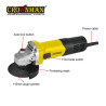 Crownman Angle Grinder, 760W, 110V 60Hz