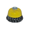 Crownman Cup Brush Twist Knot Arbor, 3" - M14 x 2 Nut