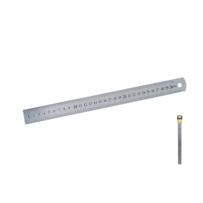 Crownman Stainless Steel Ruler, 24" / 60cm