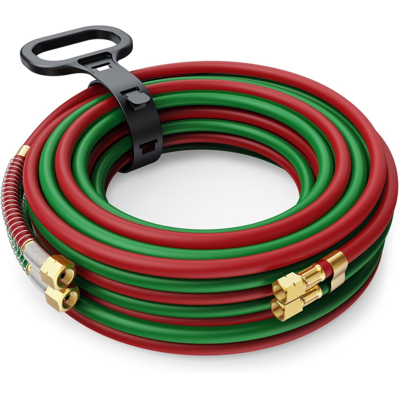 ArcCaptain Oxy-Acetylene Twin Hose 1/4", T Grade 50'