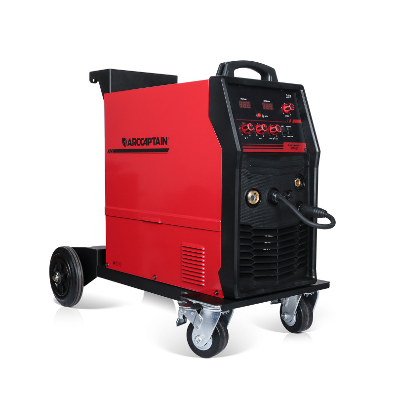 ArcCaptain MIG300 5-in-1 Industrial Welder, 240V, 50Hz/60Hz with Trolley