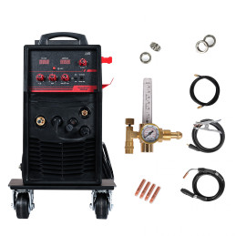 ArcCaptain MIG300 5-in-1 Industrial Welder, 240V, 50Hz/60Hz with Trolley