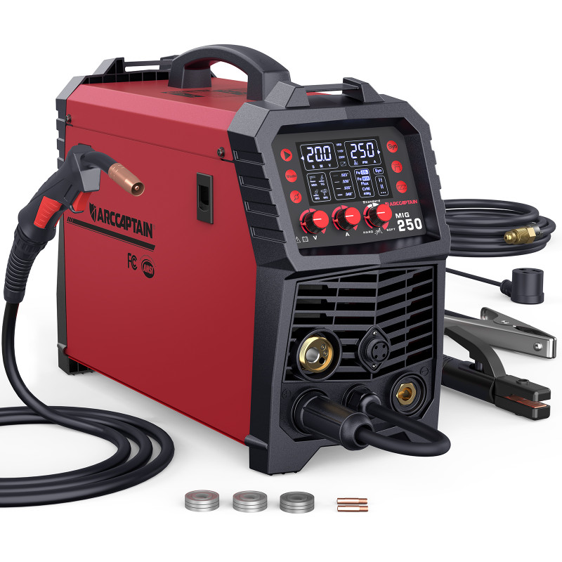 Arccaptain MIG250 6-in-1 Multi Process Welder 110V/220V