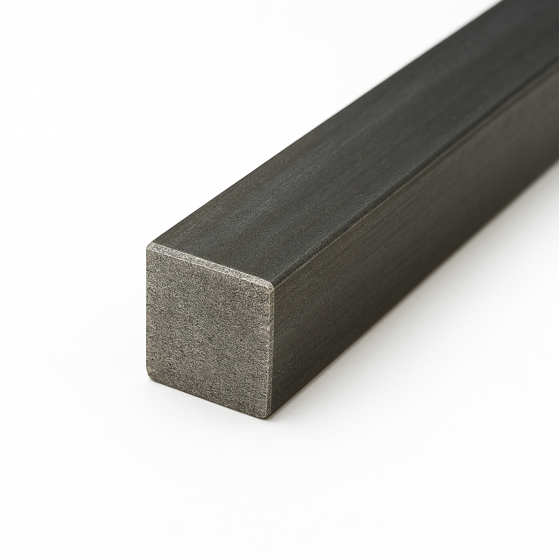 Hot Rolled A-36 Steel Square Bar, 1/2" x 1/2"